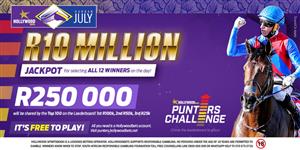 Hollywoodbets Punters Challenge - R10m jackpot on Durban July day